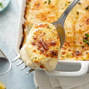 Cheesy scalloped potatoes