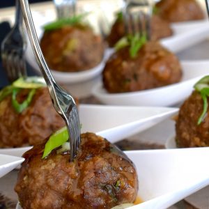 Asian Sesame Meatballs