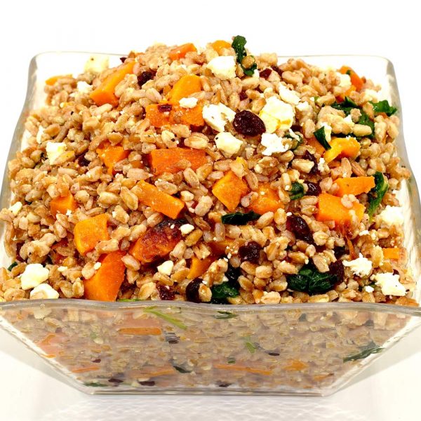 Kale Butternut Squash & Farro Salad