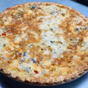 Sausage and Bacon Quiche