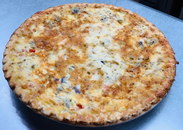 Sausage and Bacon Quiche