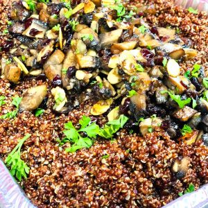 Vegan Portobello Quinoa