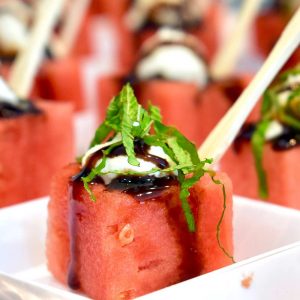 Watermelon Canapés